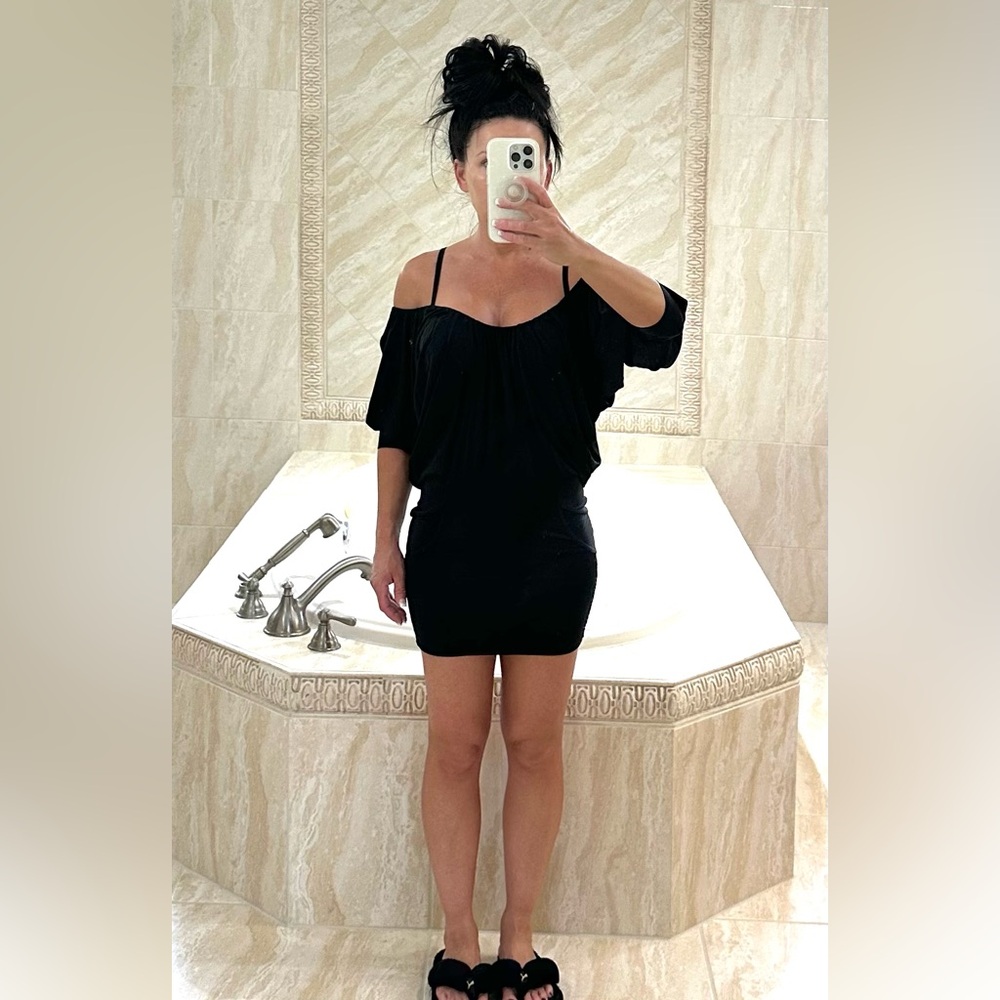Vintage Y2K off shoulder Marciano dress-XS